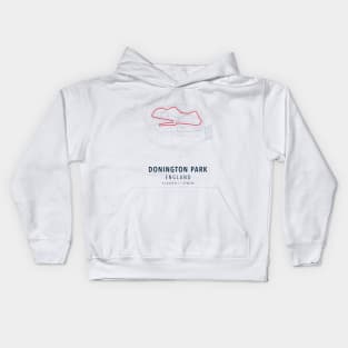 donington park simple map Kids Hoodie